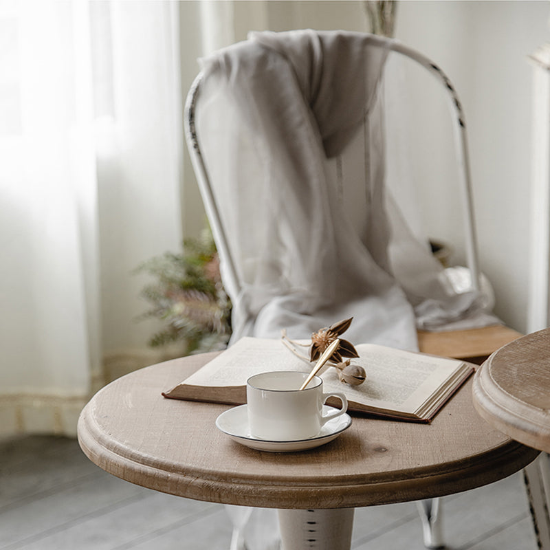 French Country Distressed Coffee Table Wooden Coffee Cocktail Table for Living Room Clearhalo 'Coffee & Accent Tables' 'Coffee Tables' 'coffee_tables' 'furn' 'furn_coffee_tables' 'Furniture' 'Living Room Furniture' 5646975
