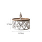 French Country Distressed Coffee Table Wooden Coffee Cocktail Table for Living Room Clearhalo 'Coffee & Accent Tables' 'Coffee Tables' 'coffee_tables' 'furn' 'furn_coffee_tables' 'Furniture' 'Living Room Furniture' 5646986