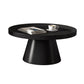 Metal Pedestal Coffee Table Round Modern Minimalist Coffee Table