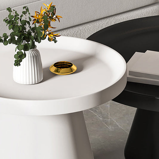 Tavolino in metallo piedistallo rotondo moderno tavolino minimalista