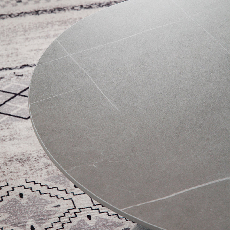 1 Slate Pedestal Coffee Table Round Modern Minimalist Coffee Table