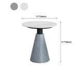 1 Slate Pedestal Coffee Table Round Modern Minimalist Coffee Table