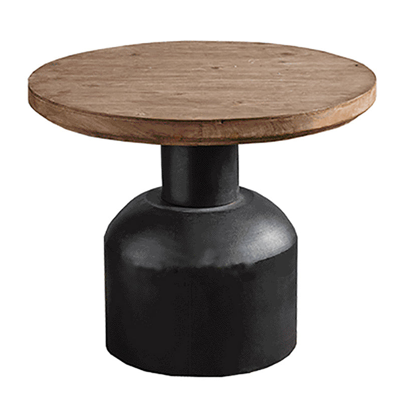 Set tavolino da caffè in legno invecchiato country francese per soggiorno