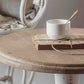 Set tavolino da caffè in legno invecchiato country francese per soggiorno