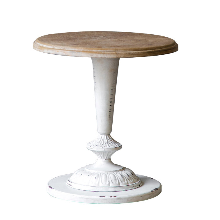Set tavolino da caffè in legno invecchiato country francese per soggiorno