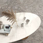 1 Slate Coffee Table Oval Modern Minimalist Coffee Table for Living Room Clearhalo 'Coffee & Accent Tables' 'Coffee Tables' 'coffee_tables' 'furn' 'furn_coffee_tables' 'Furniture' 'Living Room Furniture' 5647178