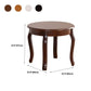Traditional Wood Round Top Side Table 26.3" Tall 4 Legs End Table Clearhalo 'Coffee & Accent Tables' 'End & Side Tables' 'end_side_tables' 'furn' 'furn_end_side_tables' 'Furniture' 'Living Room Furniture' 5647483