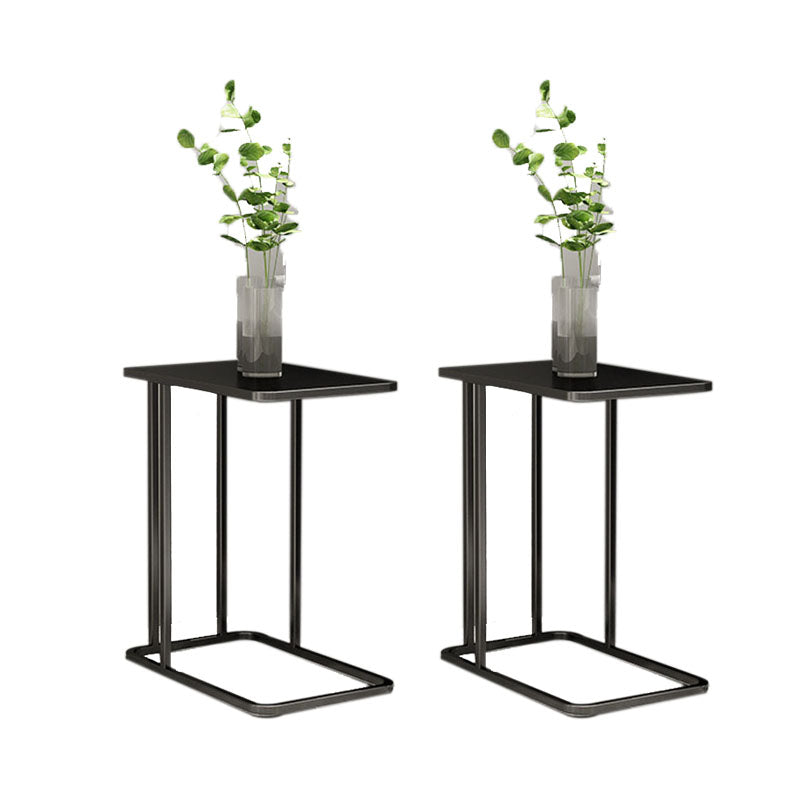 Medieval Modern Style Rectangular Metal Table Frame Side Table