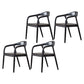 Traditional Style Dining Chairs Kitchen Arm Dining Chair with Wooden Legs