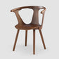 Traditional Style Dining Chairs Kitchen Armless Dining Chair with Wooden Legs