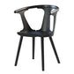 Traditional Style Dining Chairs Kitchen Armless Dining Chair with Wooden Legs