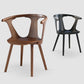 Traditional Style Dining Chairs Kitchen Armless Dining Chair with Wooden Legs