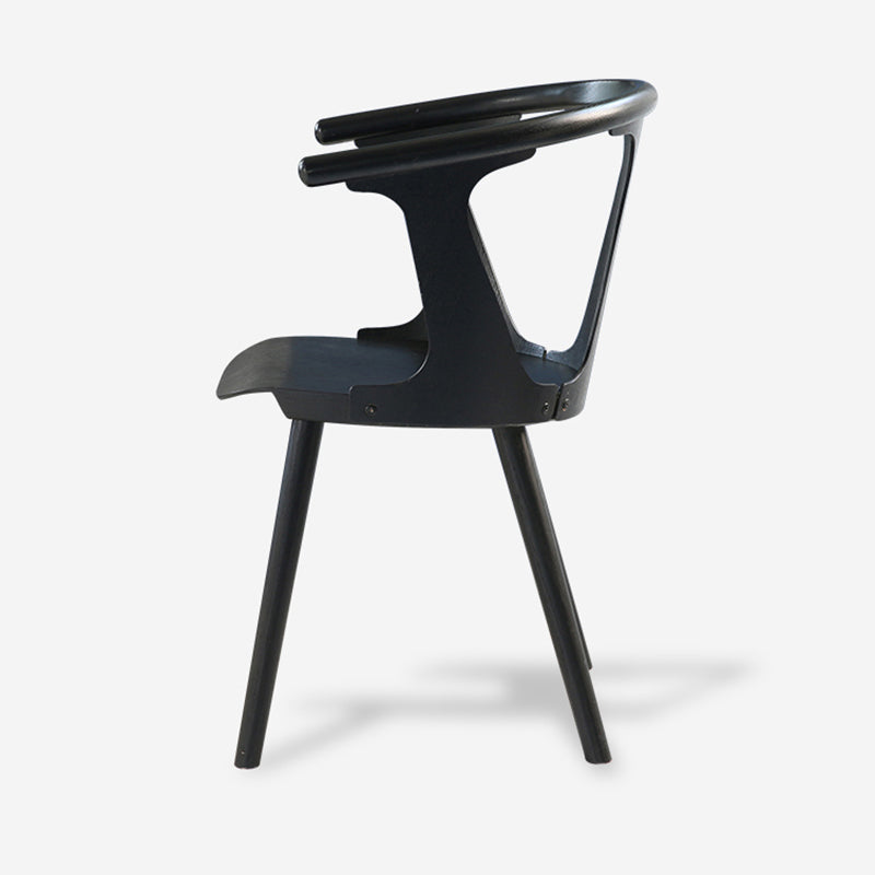 Traditional Style Dining Chairs Kitchen Armless Dining Chair with Wooden Legs