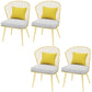 Scandinavian Windsor Back Side Chairs Upholstered Dining Chairs