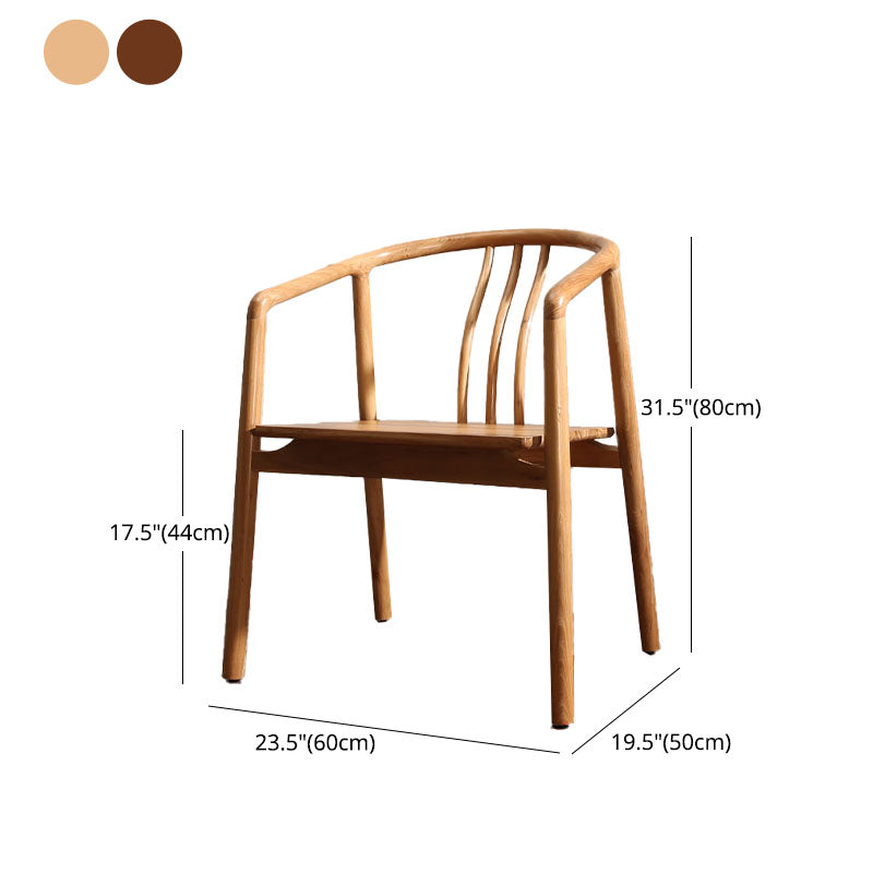 Traditional Style Dining Chairs Dining Arm Side Chairs with Wooden Legs Clearhalo 'Dining Chairs' 'Dining Tables & Seating' 'dining_chair' 'furn' 'furn_dining_chair' 'Furniture' 'Kitchen & Dining Furniture' 5648158