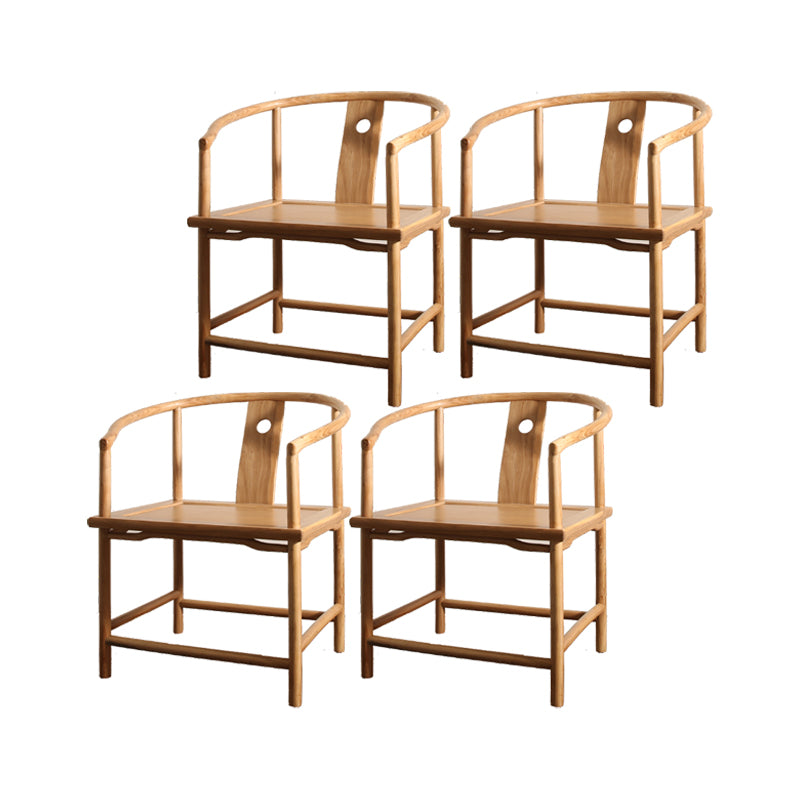 Silla de comedor de estilo tradicional sillas laterales de comedor con patas de madera