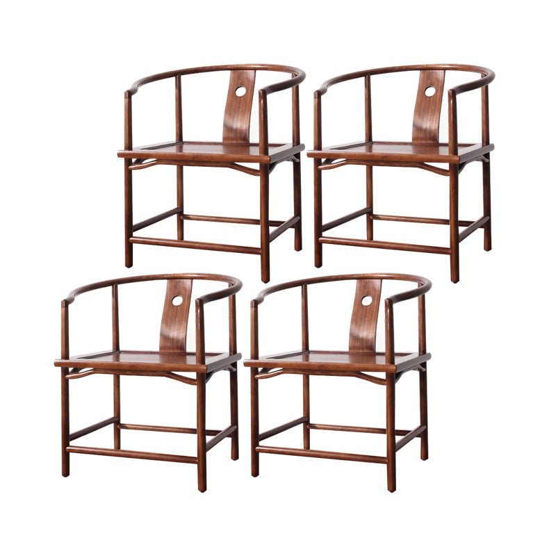 Silla de comedor de estilo tradicional sillas laterales de comedor con patas de madera