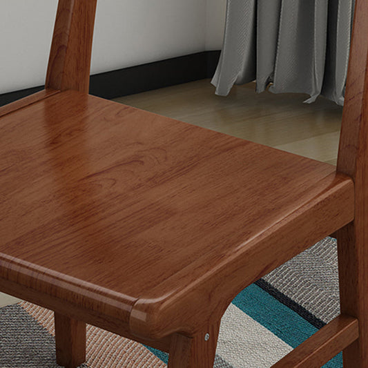 Contemporary Style Dining Chairs Dining Arm Side Chair with Wooden Legs