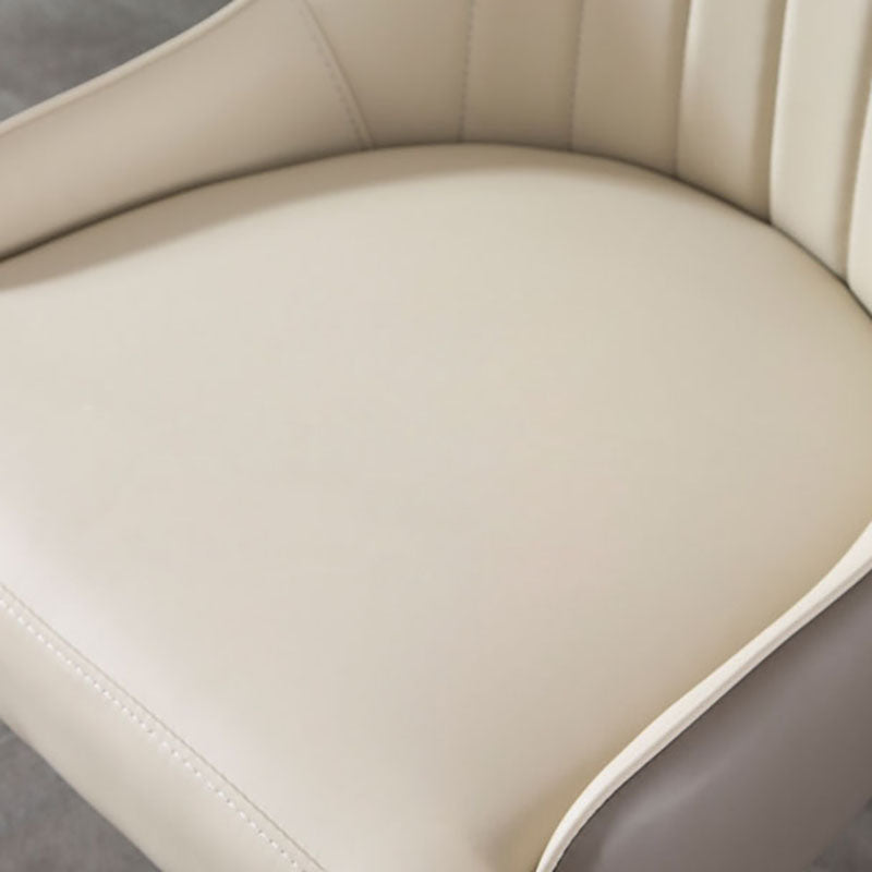 Scandinavian Upholstered Dining Side Chairs Solid Back Dining Side Chair Clearhalo 'Dining Chairs' 'Dining Tables & Seating' 'dining_chair' 'furn' 'furn_dining_chair' 'Furniture' 'Kitchen & Dining Furniture' 5648274