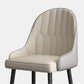 Scandinavian Solid Back Arm Chairs Leather Dining Side Chairs Clearhalo 'Dining Chairs' 'Dining Tables & Seating' 'dining_chair' 'furn' 'furn_dining_chair' 'Furniture' 'Kitchen & Dining Furniture' 5648289
