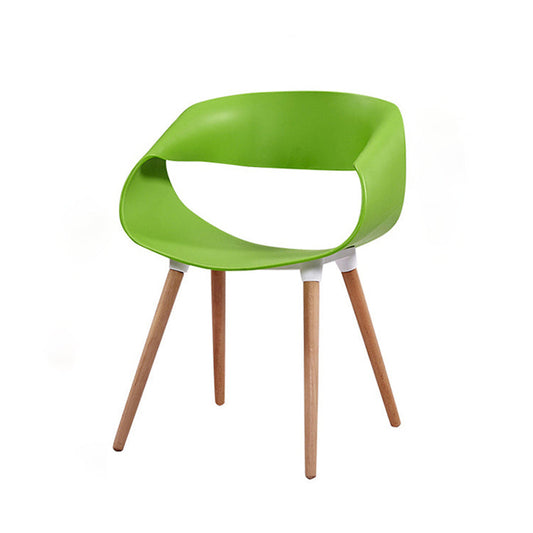 Sedia da pranzo in stile contemporaneo sedia da pranzo con gambe in legno