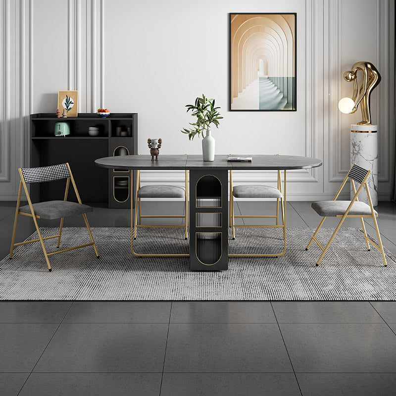 Table de base de table à manger moderne, 59,1 "L x 31,5" W x 29,5 "H