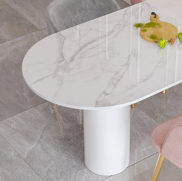 フリーフォーム焼結ストーンホワイトテーブルシンプルさ3脚のテーブル