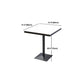 Sintered Stone Dining Table Industrial Square Dining Table with Metal Base Clearhalo 'Dining Tables & Seating' 'Dining Tables' 'dining_table' 'furn' 'furn_dining_table' 'Furniture' 'Kitchen & Dining Furniture' 5648604