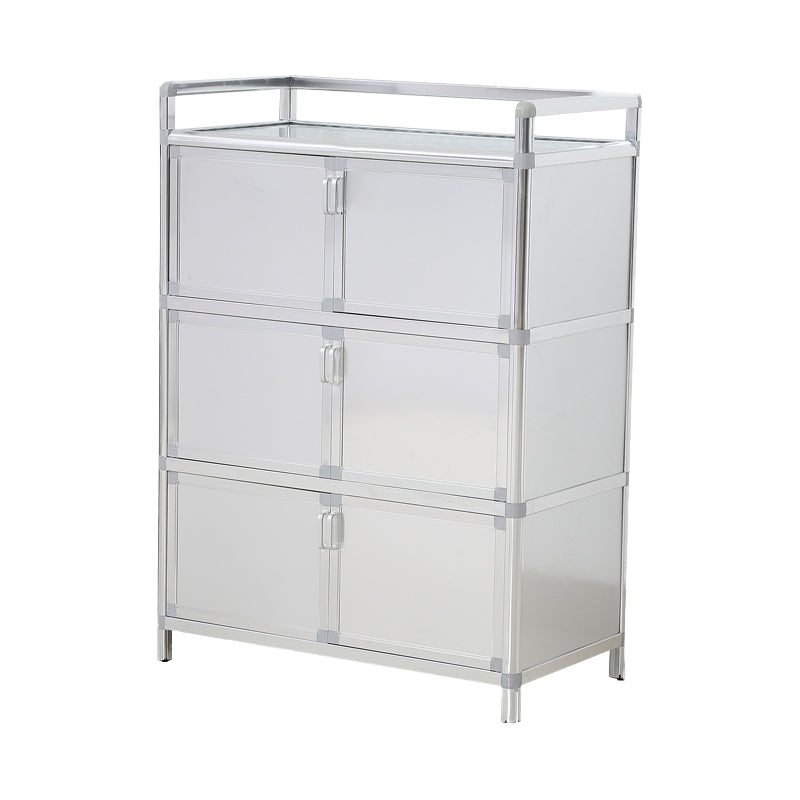 Strumento da pranzo in vetro temprato in stile moderno per soggiorno per soggiorno