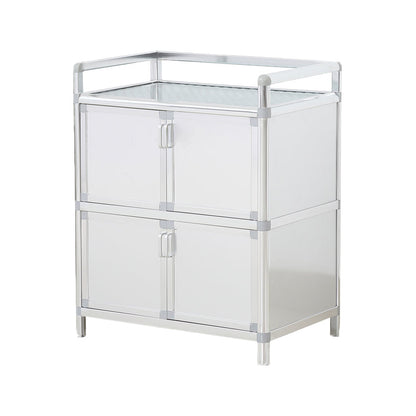 Strumento da pranzo in vetro temprato in stile moderno per soggiorno per soggiorno