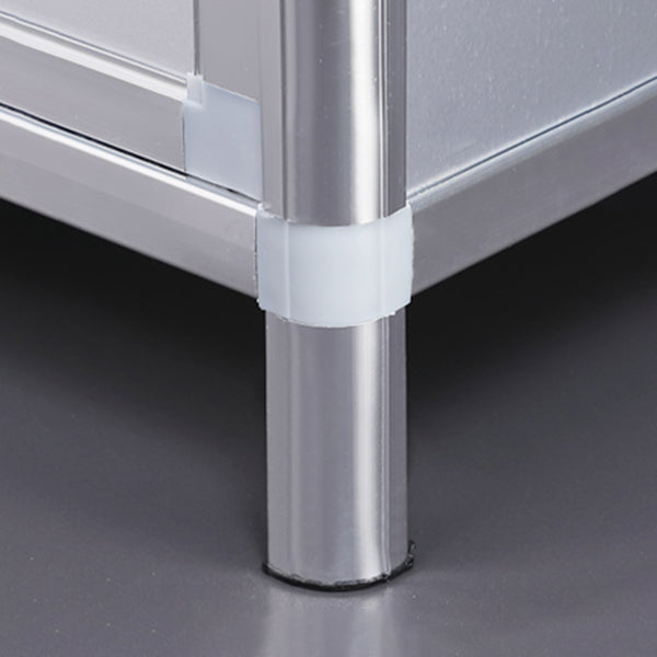 Strumento da pranzo in vetro temprato in stile moderno per soggiorno per soggiorno