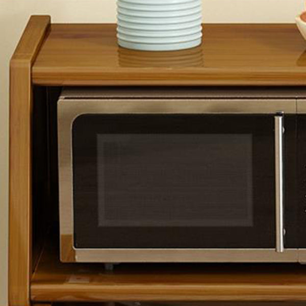 Moderner Bambus 37,4 "H Sideboard Buffet Esszimmer Buffet Server in Brown