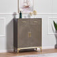 Glam Wood 42.5 "H Server a buffet marrone buffet per buffet con cassetti e archiviazione