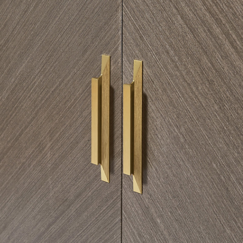 Glam Wood 42.5 "H Server a buffet marrone buffet per buffet con cassetti e archiviazione