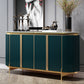 Stone in stile glam 35,4 "H Server buffet per sala da pranzo a buffet.