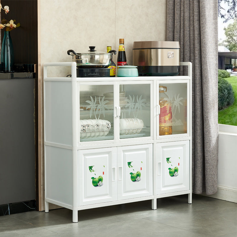 Server in metallo in metallo in metallo in metallo di vetro per sala da pranzo