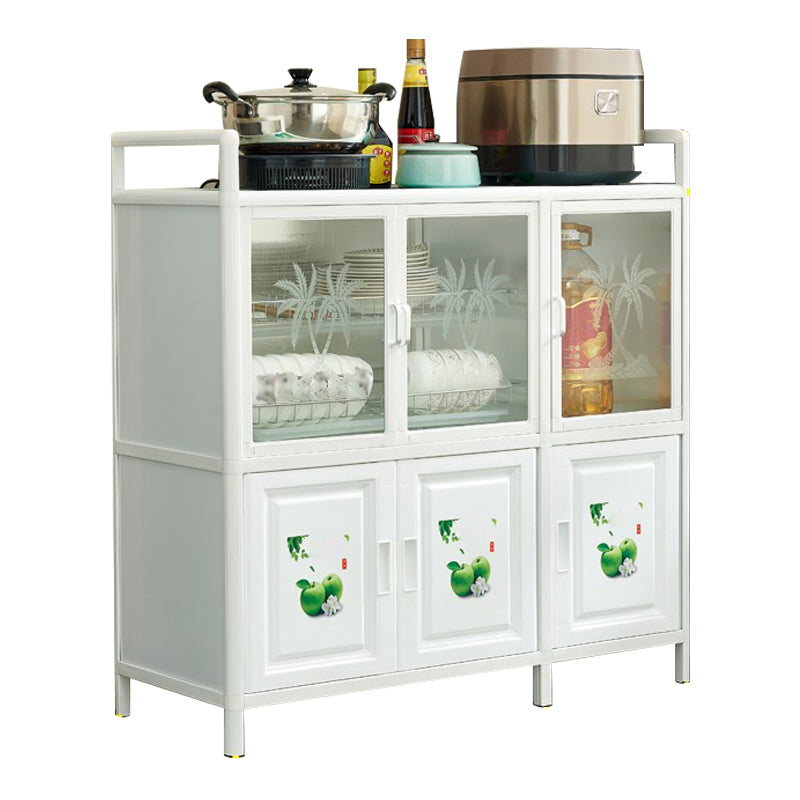 Server in metallo in metallo in metallo in metallo di vetro per sala da pranzo