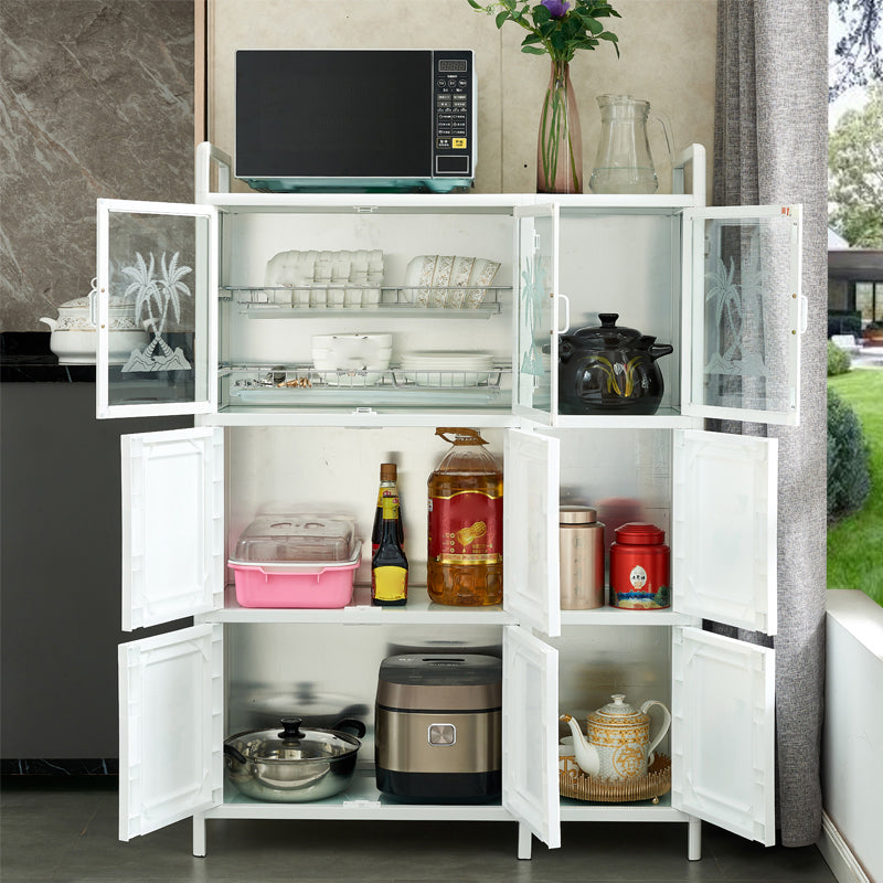 Server in metallo in metallo in metallo in metallo di vetro per sala da pranzo