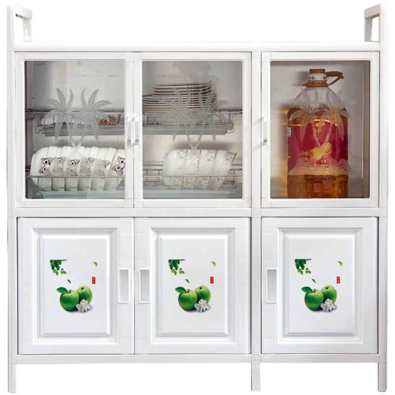 Server in metallo in metallo in metallo in metallo di vetro per sala da pranzo