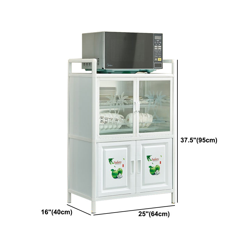 Server in metallo in metallo in metallo in metallo di vetro per sala da pranzo