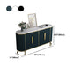 Glam Stone Stone Bodeboard buffet 33.4 "H Sala da pranzo a 4 porte Server