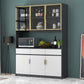 Cassetti cabinet server buffet glam in legno con archiviazione per soggiorno