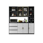 Cassetti cabinet server buffet glam in legno con archiviazione per soggiorno
