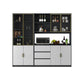 Cassetti cabinet server buffet glam in legno con archiviazione per soggiorno
