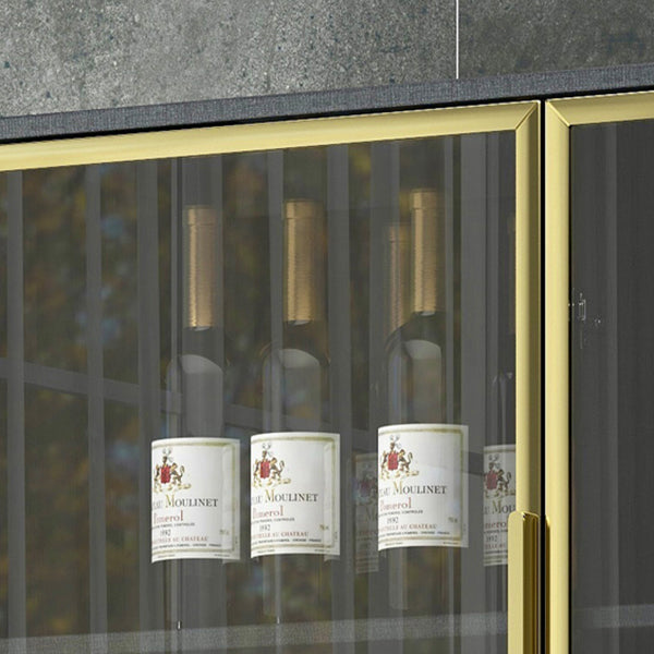 Cassetti cabinet server buffet glam in legno con archiviazione per soggiorno