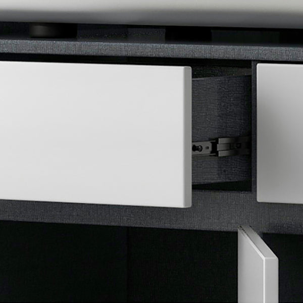 Cassetti cabinet server buffet glam in legno con archiviazione per soggiorno