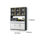 Cassetti cabinet server buffet glam in legno con archiviazione per soggiorno