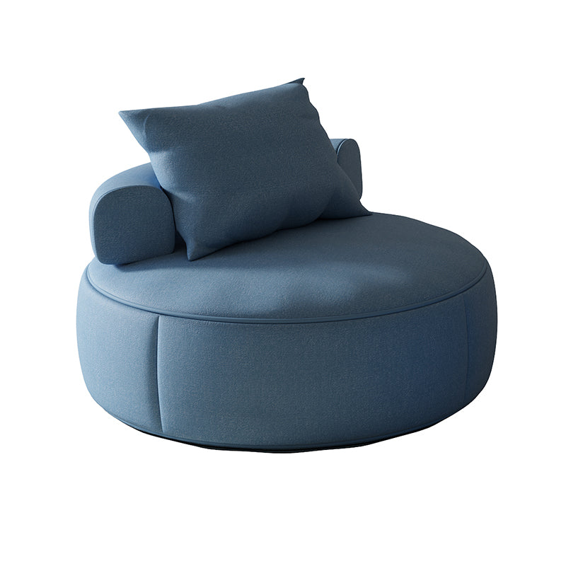 Mid-Century Modern Armless Accent Chair Fixed Back Accent Room Chair for Bedroom