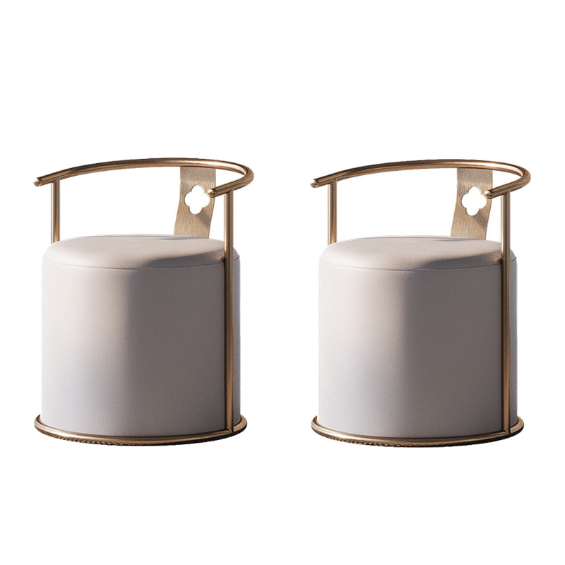 Glam Style Single Sofa Chair Black/Gold Color Arm Chair for Living Room 19.7"L x 23.6"W x 27.6"H Gold 2 Piece Set Clearhalo 'Accent Chairs' 'accent_chairs' 'Chairs & Seating' 'furn' 'furn_accent_chairs' 'Furniture' 'Living Room Furniture' 5649645