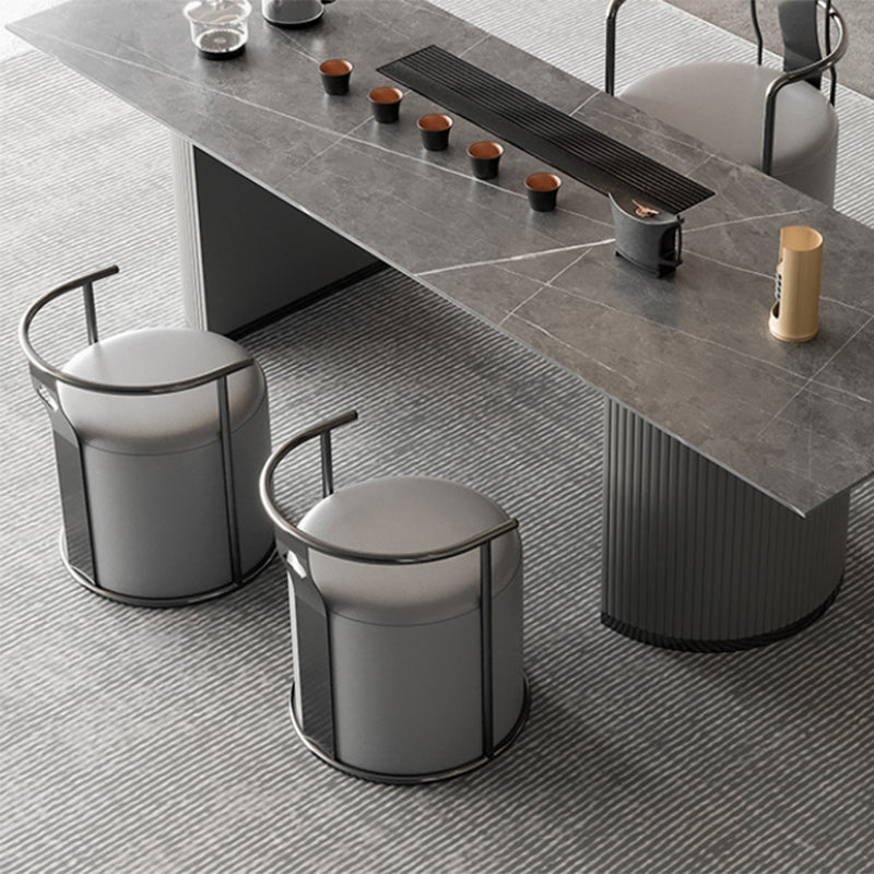 Glam Style Single Sofa Chair Black/Gold Color Arm Chair for Living Room Clearhalo 'Accent Chairs' 'accent_chairs' 'Chairs & Seating' 'furn' 'furn_accent_chairs' 'Furniture' 'Living Room Furniture' 5649649